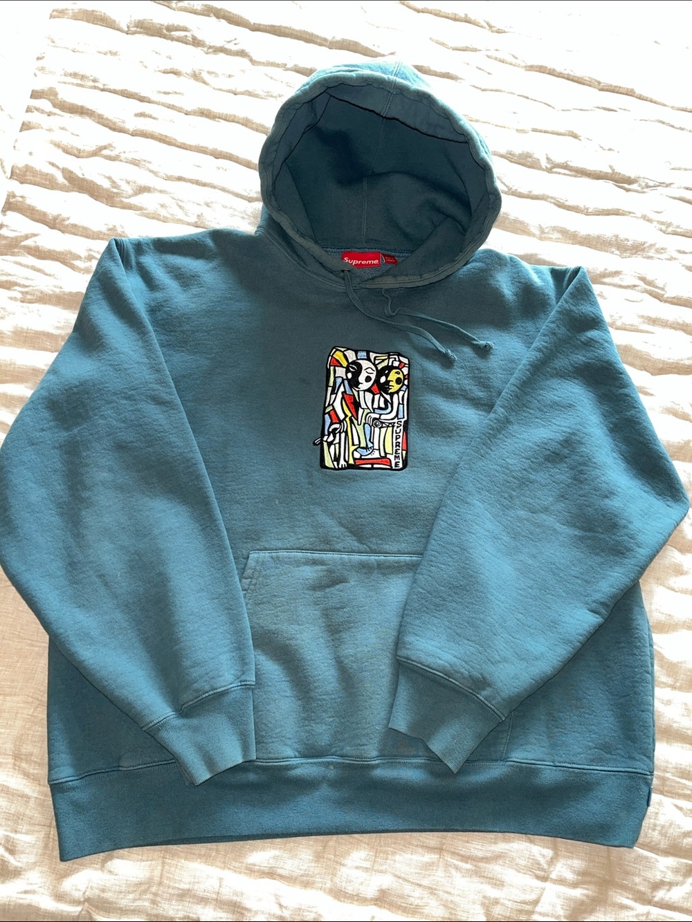 Supreme Neil Bender Mosaic XL Pullover Hoodie